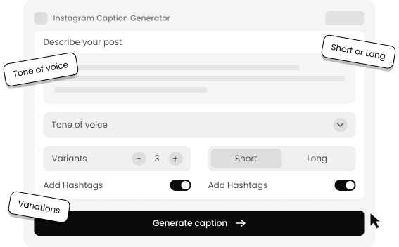 Instagram ai caption generator